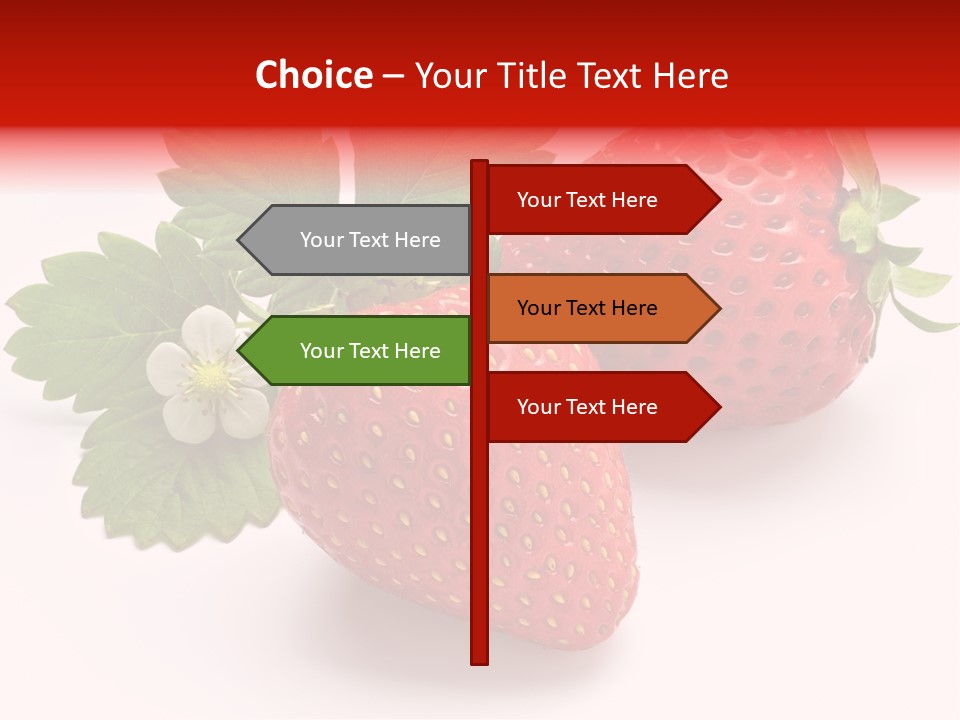 Leaf Ripe Flower PowerPoint Template