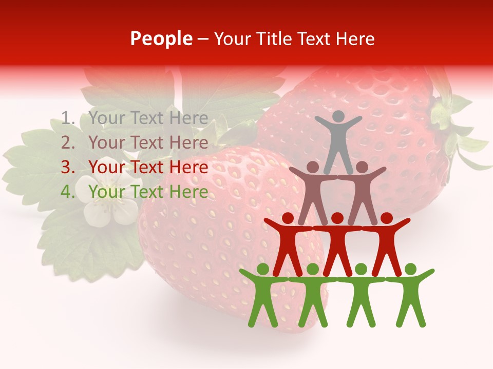 Leaf Ripe Flower PowerPoint Template