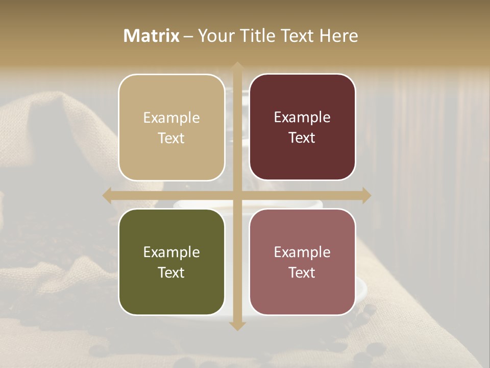 Dark Grinder Close Up PowerPoint Template