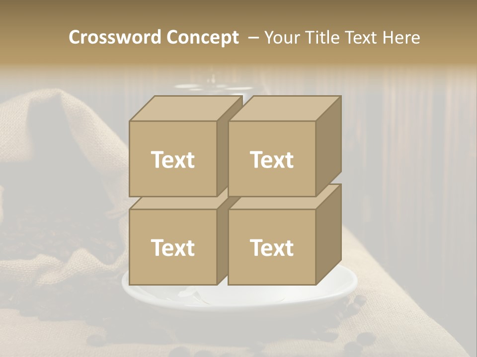 Dark Grinder Close Up PowerPoint Template