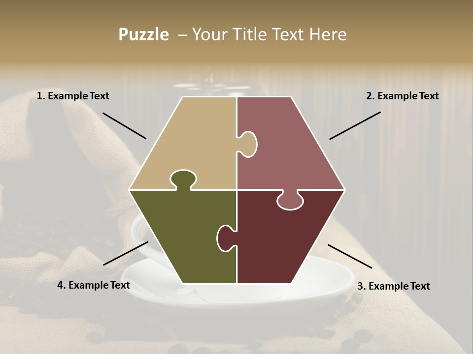 Dark Grinder Close Up PowerPoint Template