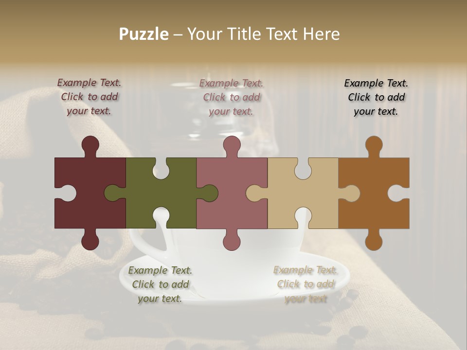 Dark Grinder Close Up PowerPoint Template