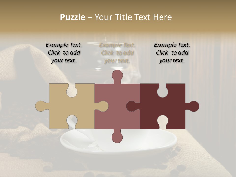 Dark Grinder Close Up PowerPoint Template