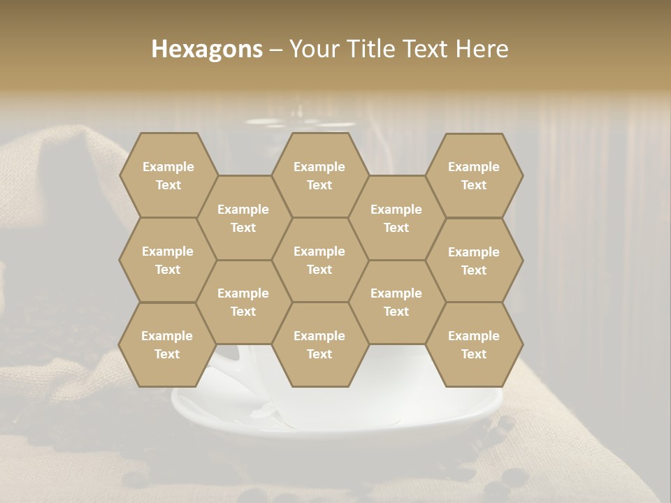 Dark Grinder Close Up PowerPoint Template