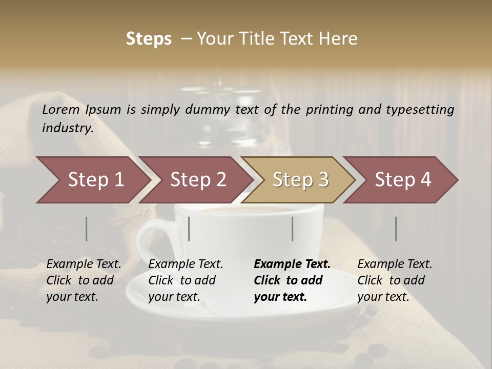 Dark Grinder Close Up PowerPoint Template