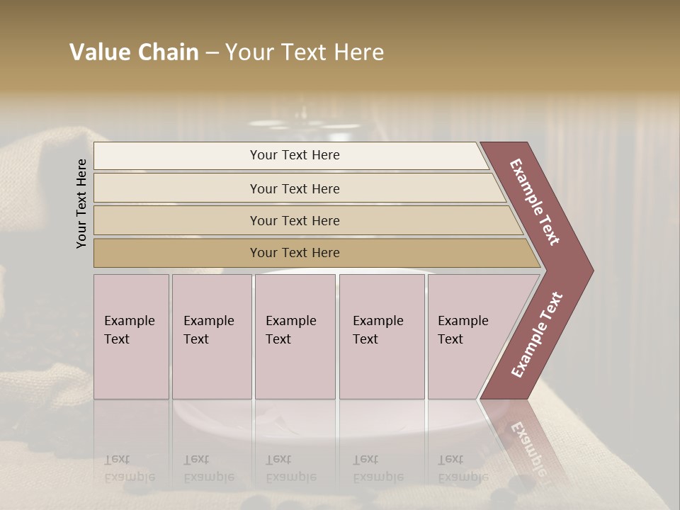 Dark Grinder Close Up PowerPoint Template