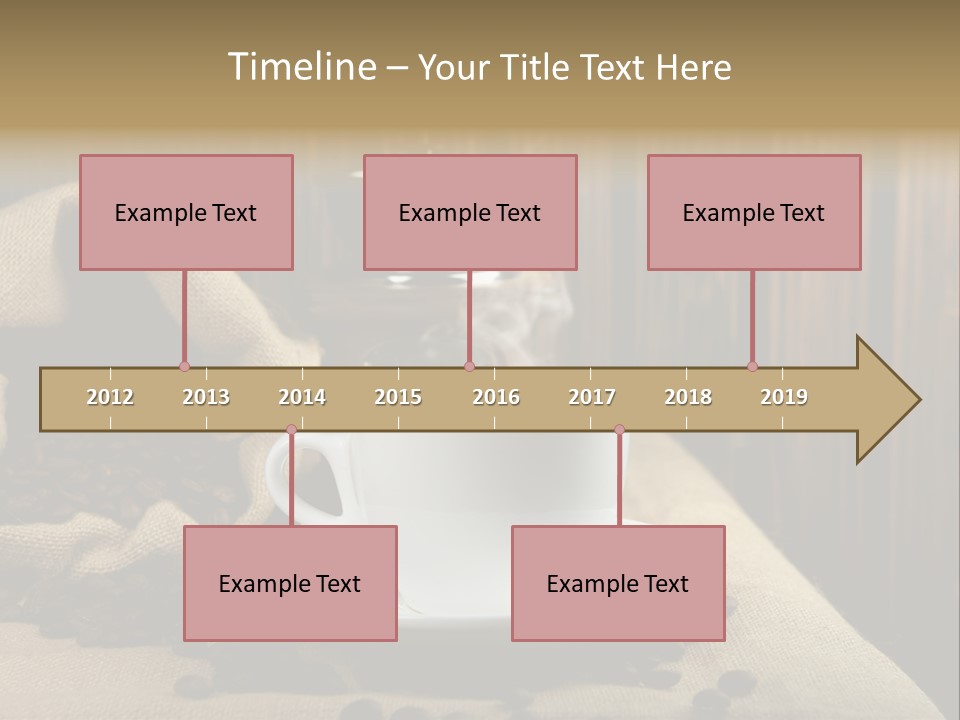 Dark Grinder Close Up PowerPoint Template
