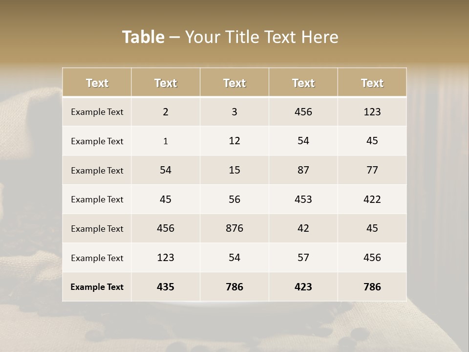 Dark Grinder Close Up PowerPoint Template