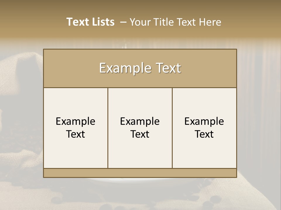 Dark Grinder Close Up PowerPoint Template