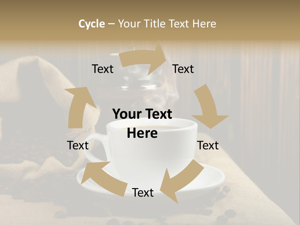 Dark Grinder Close Up PowerPoint Template