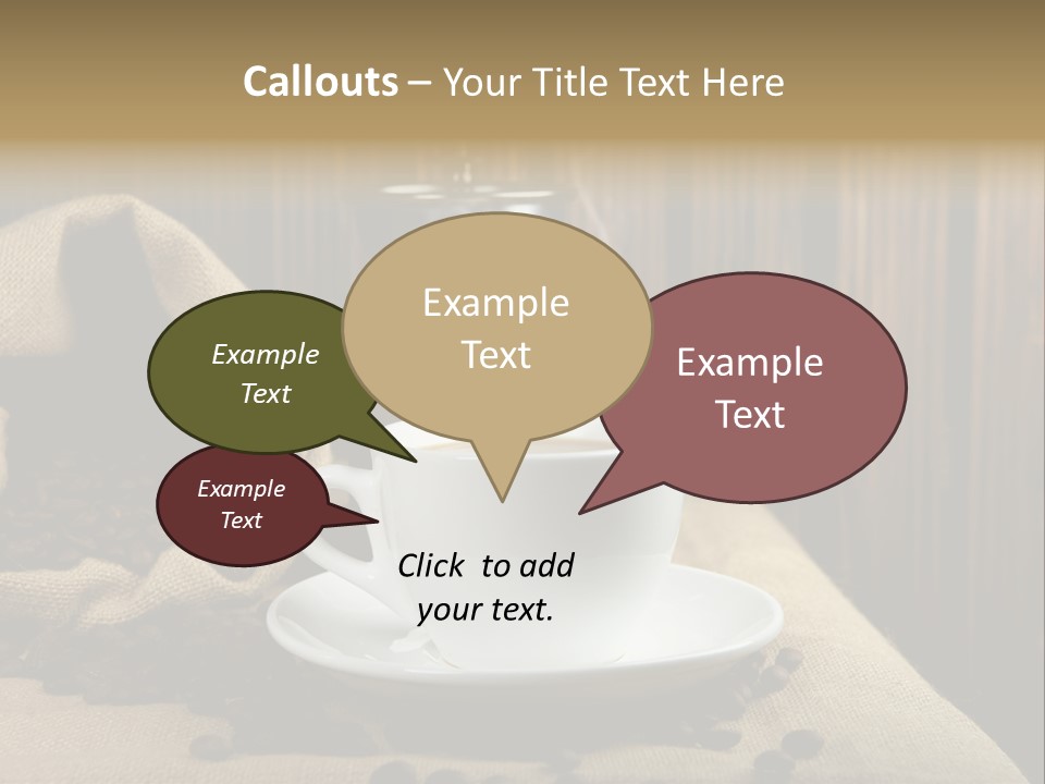 Dark Grinder Close Up PowerPoint Template