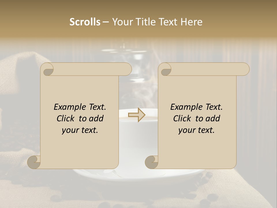 Dark Grinder Close Up PowerPoint Template