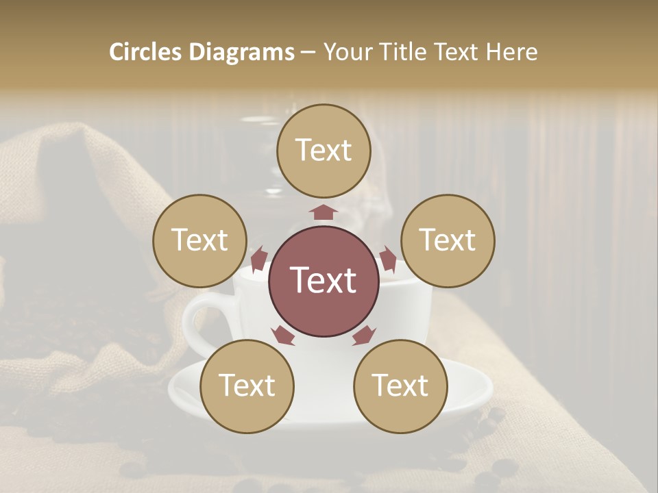 Dark Grinder Close Up PowerPoint Template