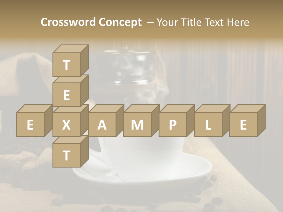 Dark Grinder Close Up PowerPoint Template
