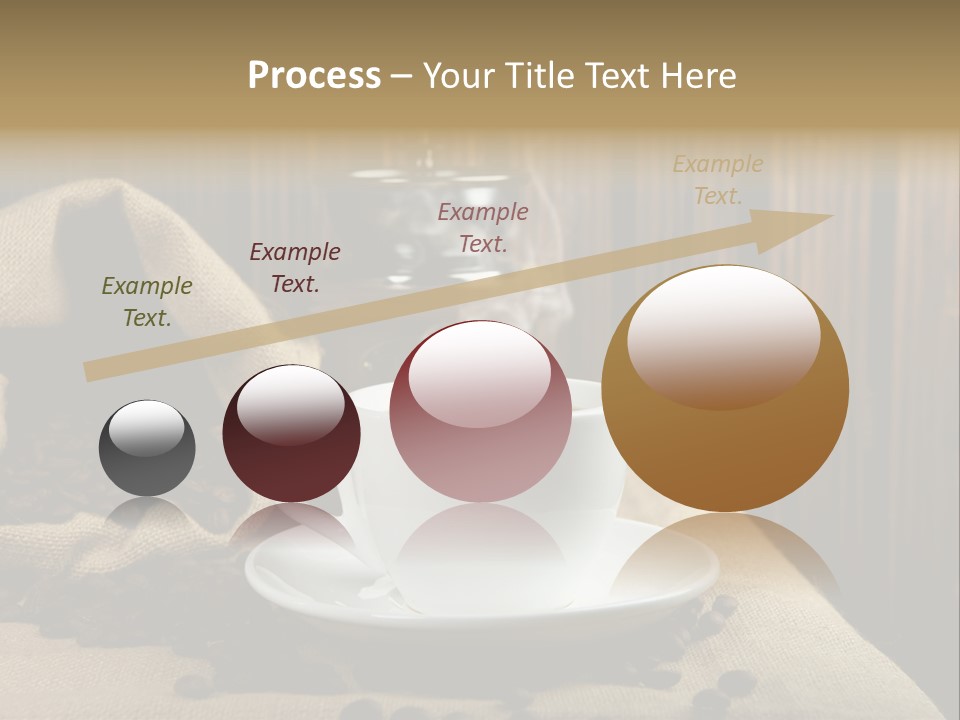 Dark Grinder Close Up PowerPoint Template