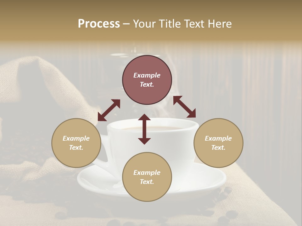 Dark Grinder Close Up PowerPoint Template