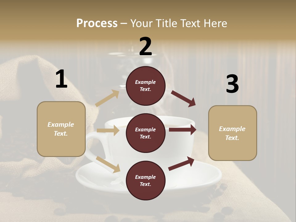 Dark Grinder Close Up PowerPoint Template