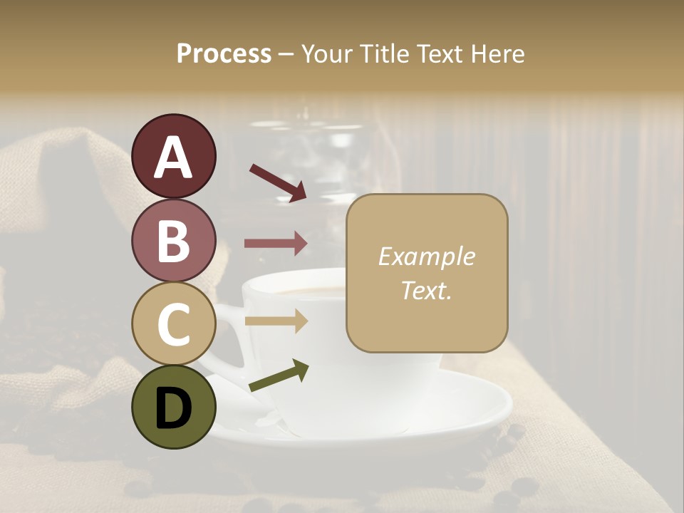 Dark Grinder Close Up PowerPoint Template