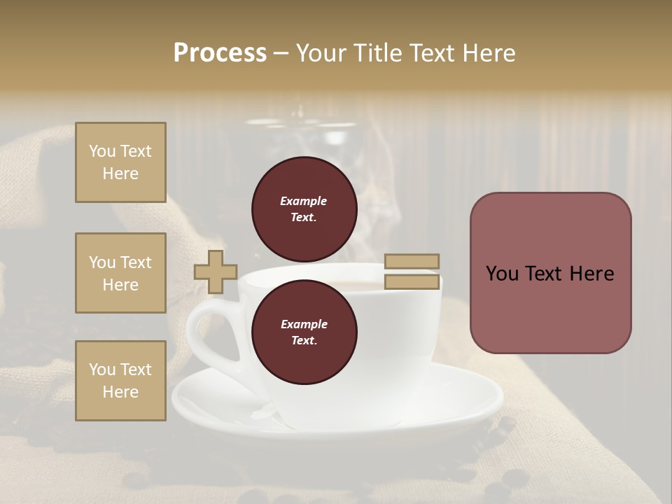Dark Grinder Close Up PowerPoint Template