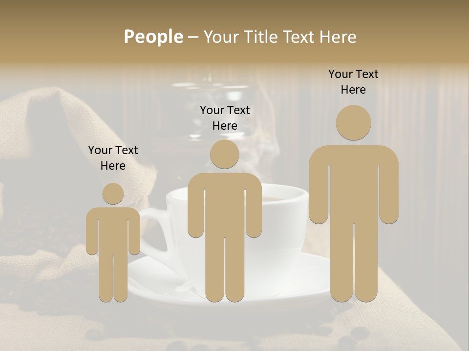 Dark Grinder Close Up PowerPoint Template