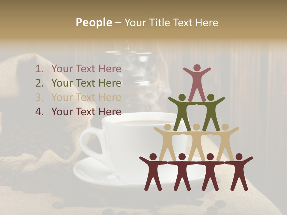 Dark Grinder Close Up PowerPoint Template