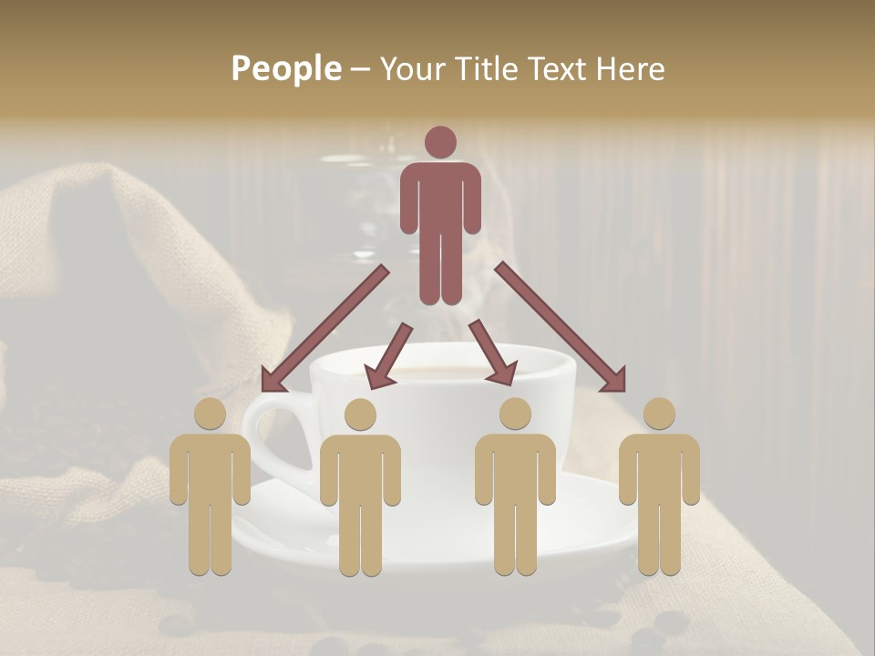 Dark Grinder Close Up PowerPoint Template