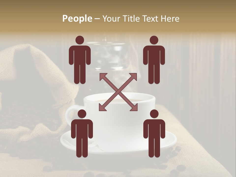 Dark Grinder Close Up PowerPoint Template