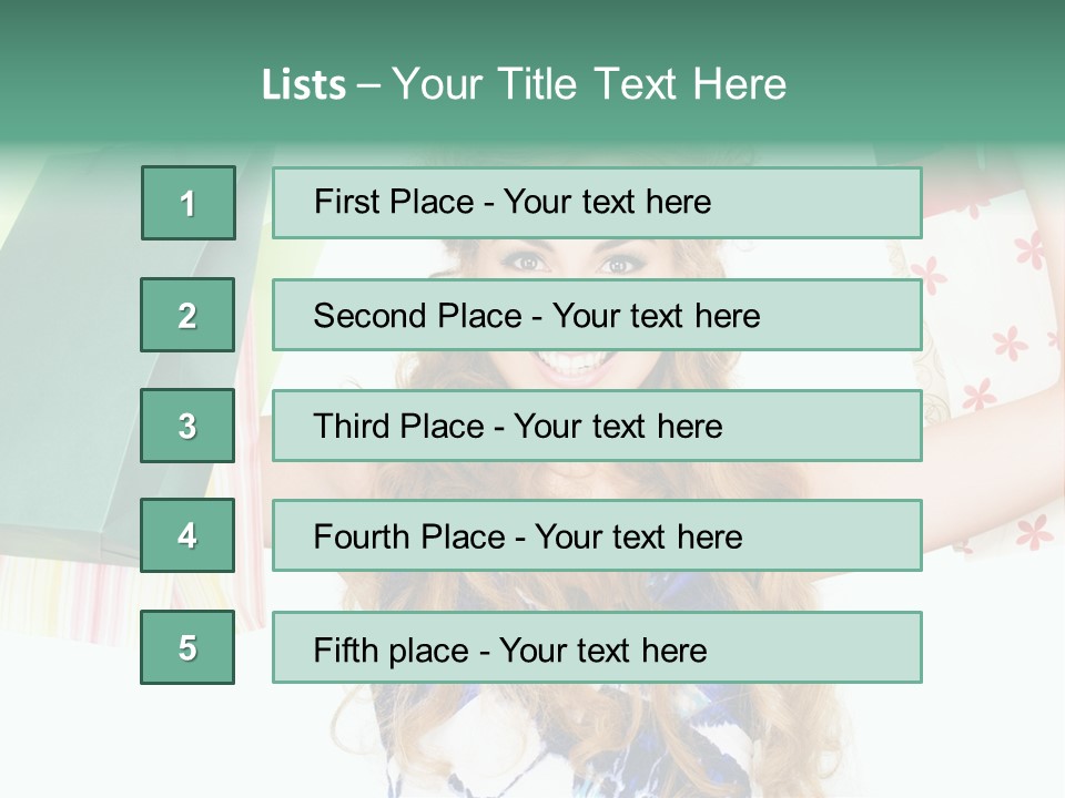 Shopaholic Lovely Luxury PowerPoint Template