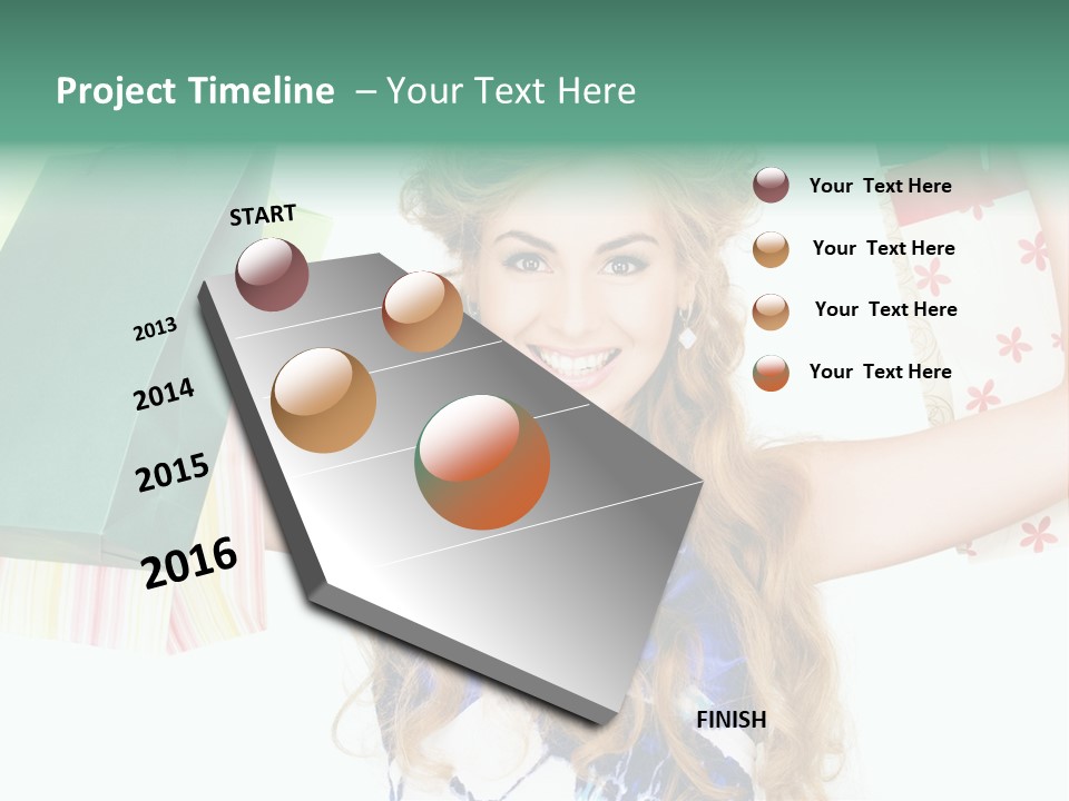 Shopaholic Lovely Luxury PowerPoint Template