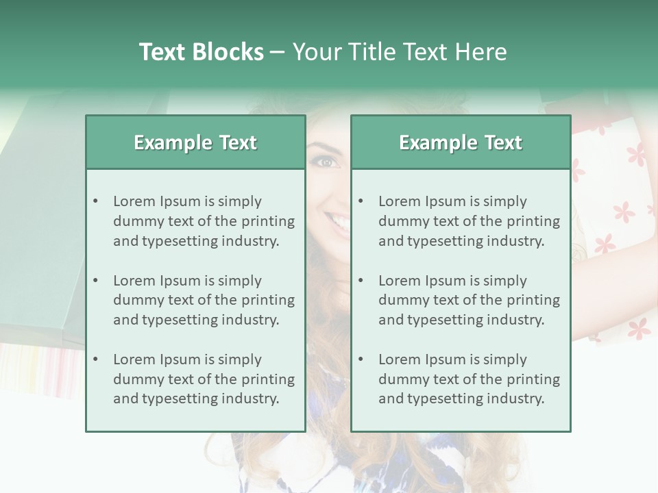 Shopaholic Lovely Luxury PowerPoint Template