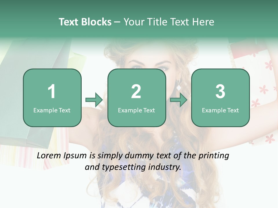 Shopaholic Lovely Luxury PowerPoint Template