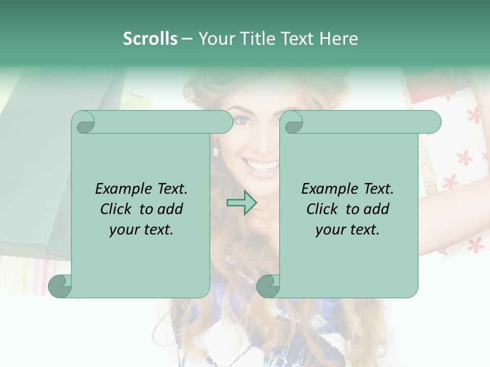 Shopaholic Lovely Luxury PowerPoint Template