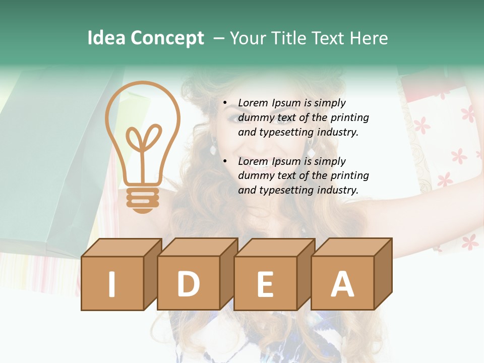 Shopaholic Lovely Luxury PowerPoint Template