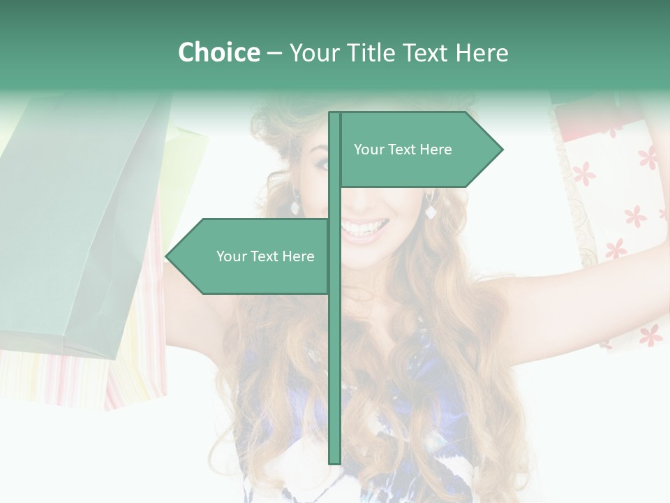 Shopaholic Lovely Luxury PowerPoint Template