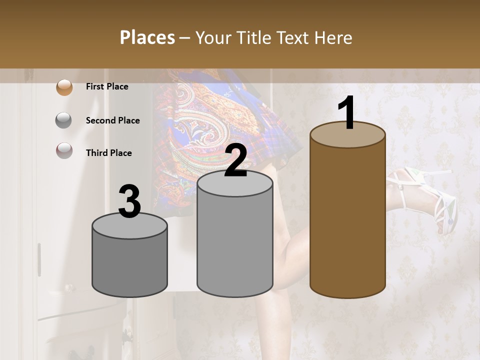 Cotton Cloth Look PowerPoint Template