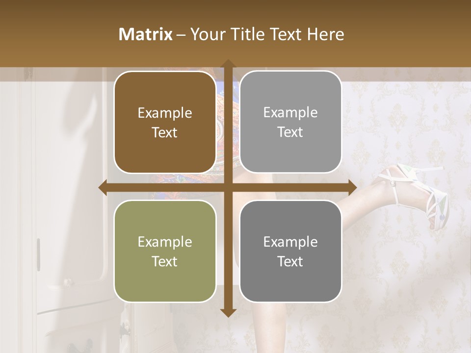 Cotton Cloth Look PowerPoint Template