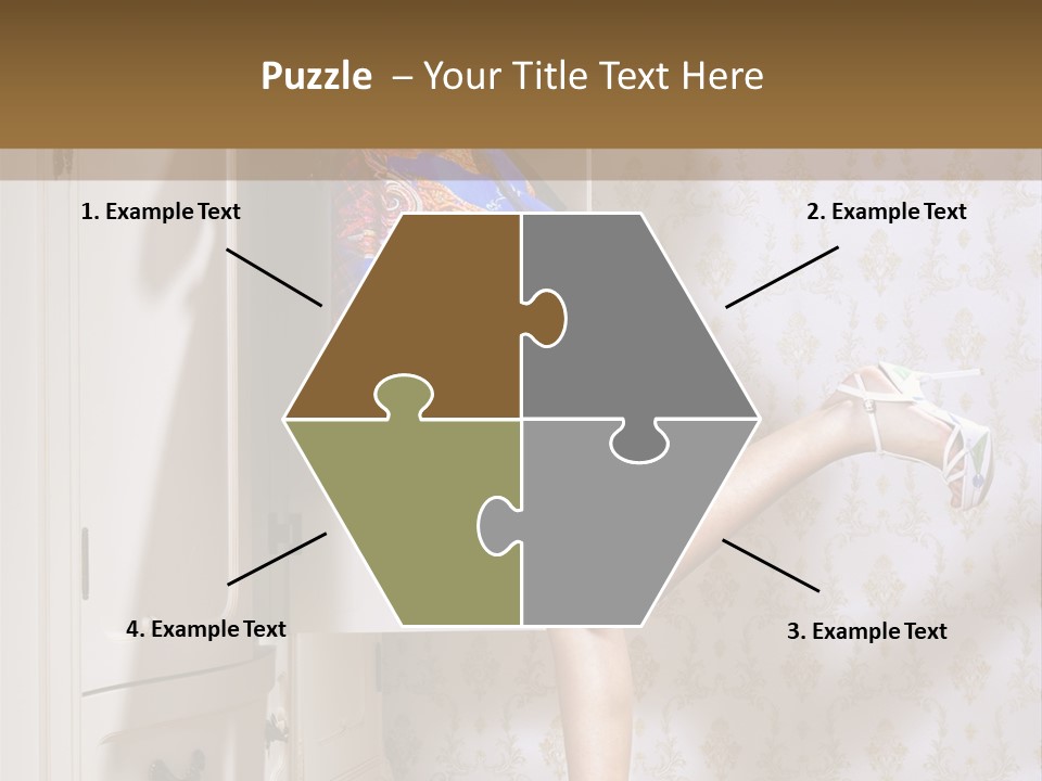 Cotton Cloth Look PowerPoint Template