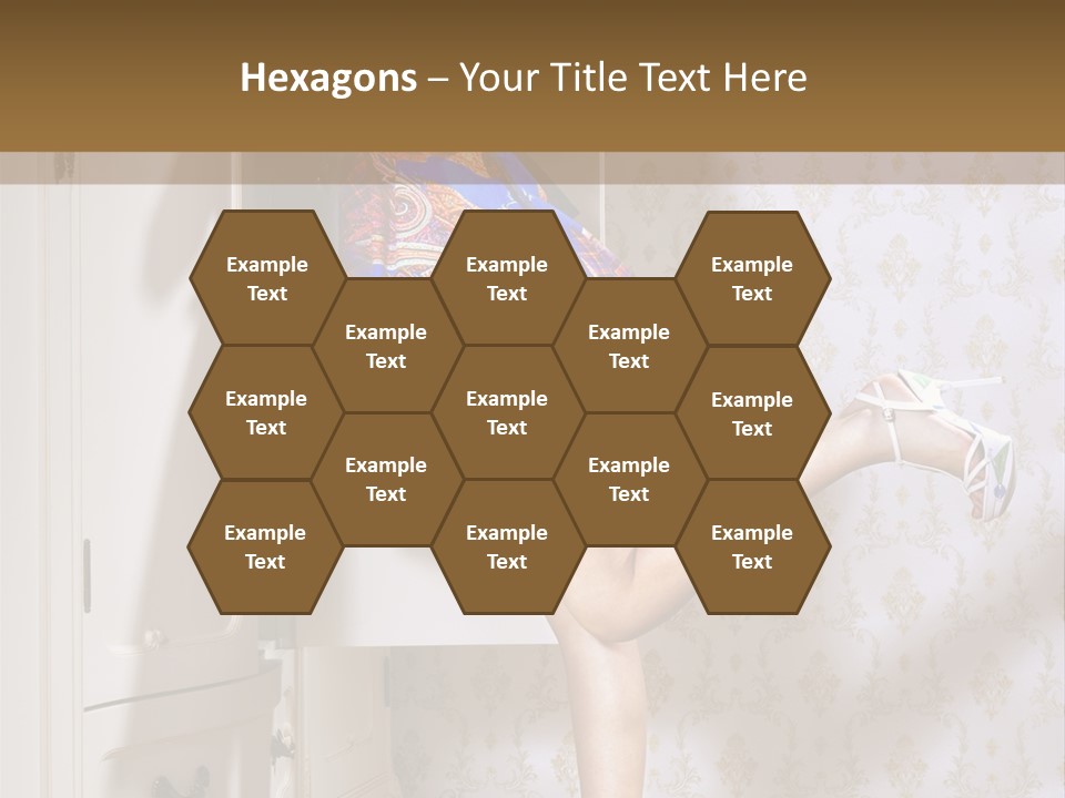 Cotton Cloth Look PowerPoint Template