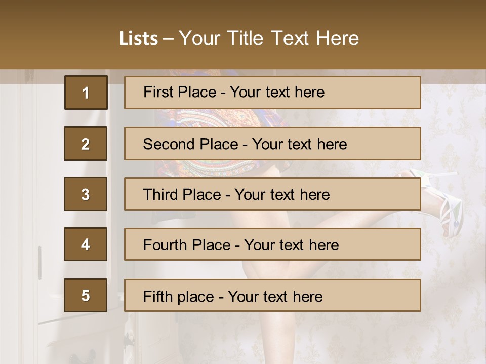 Cotton Cloth Look PowerPoint Template