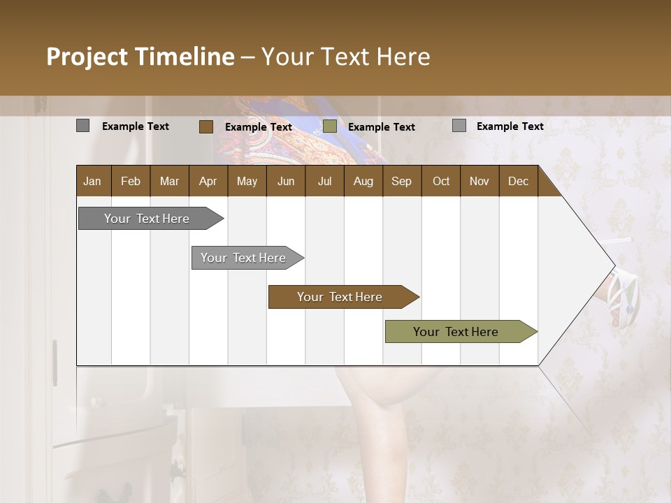 Cotton Cloth Look PowerPoint Template
