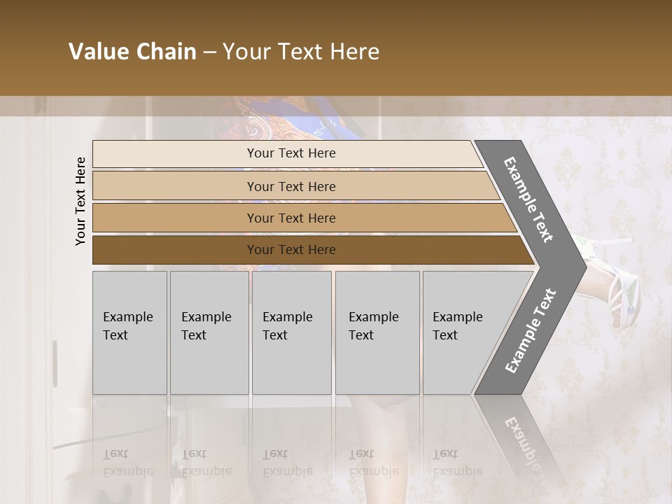 Cotton Cloth Look PowerPoint Template