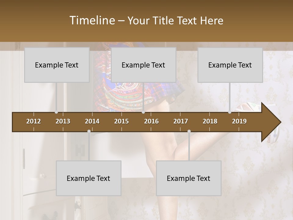 Cotton Cloth Look PowerPoint Template
