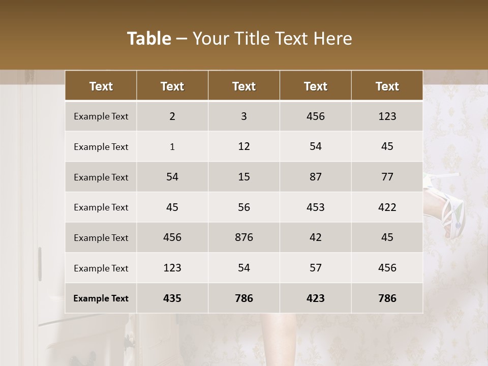 Cotton Cloth Look PowerPoint Template