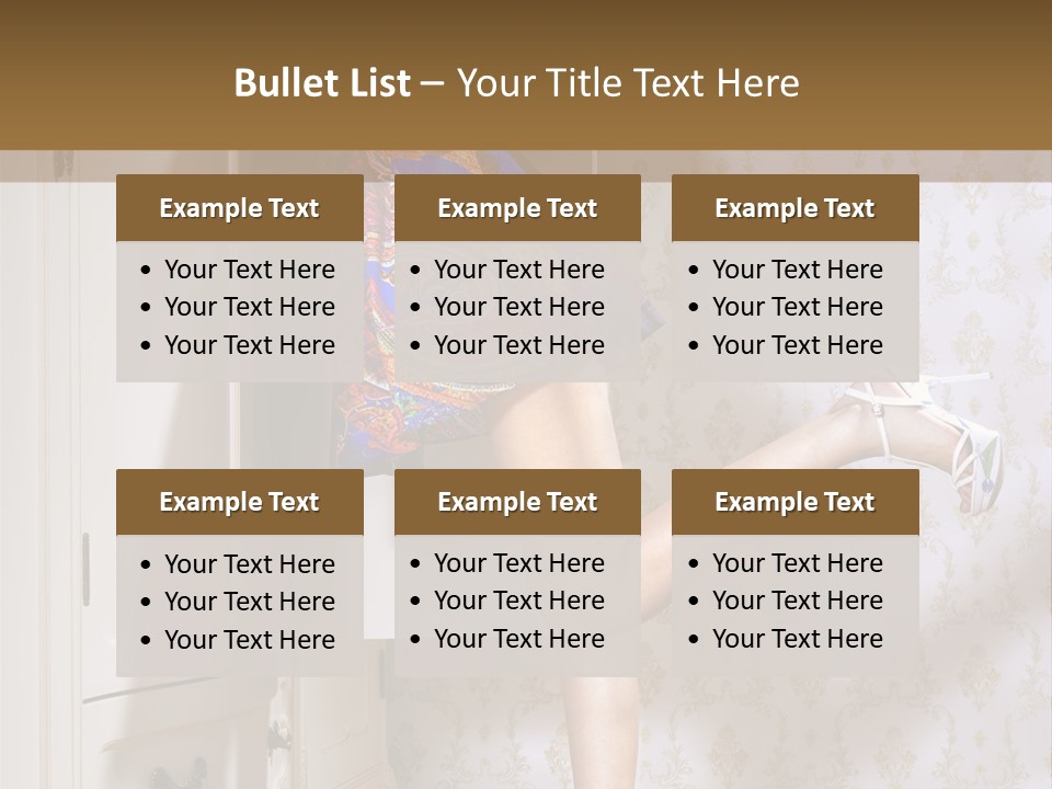 Cotton Cloth Look PowerPoint Template