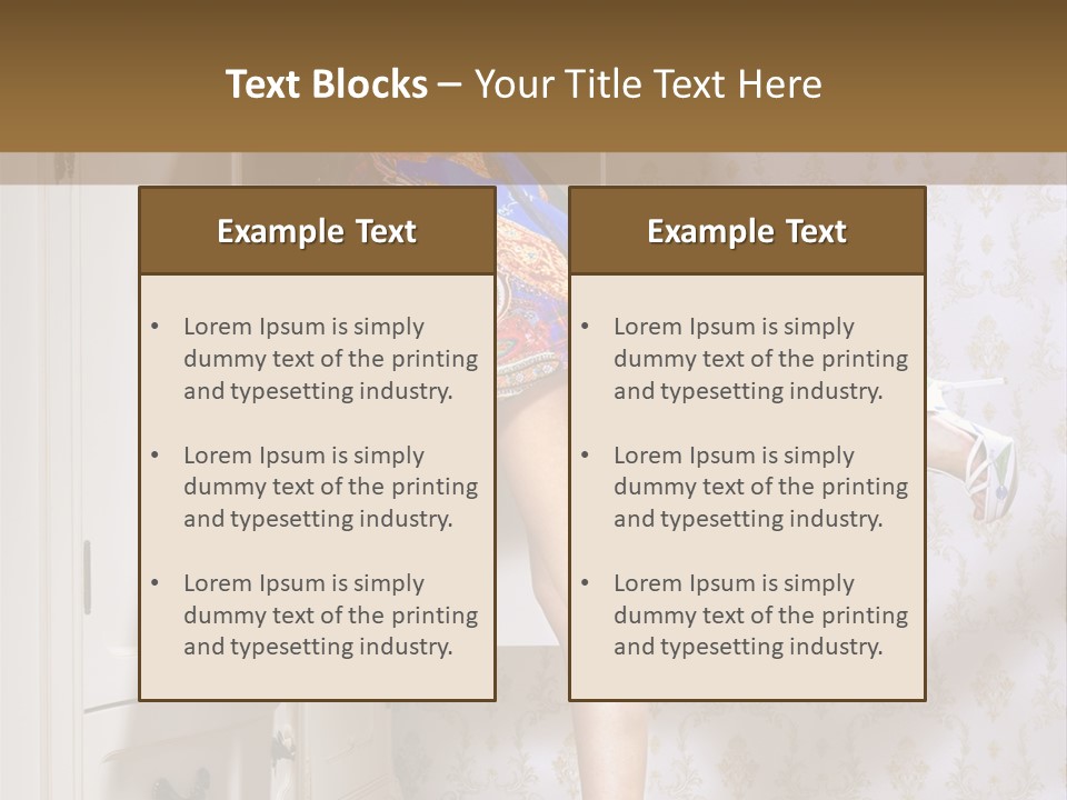 Cotton Cloth Look PowerPoint Template