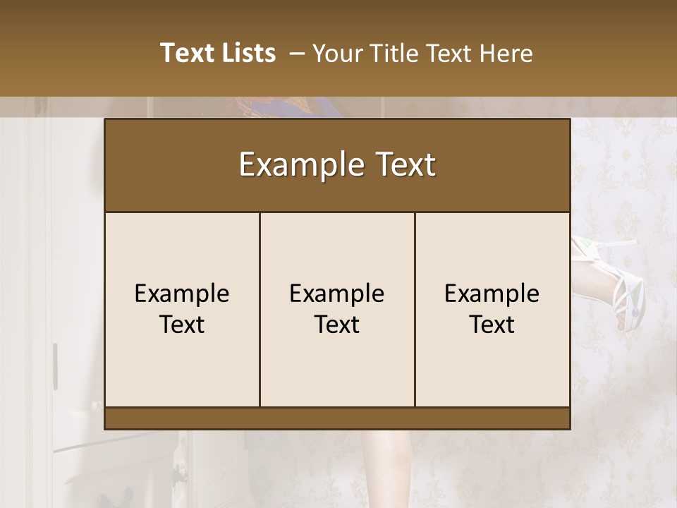 Cotton Cloth Look PowerPoint Template