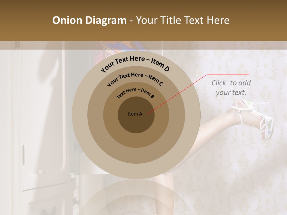 Cotton Cloth Look PowerPoint Template