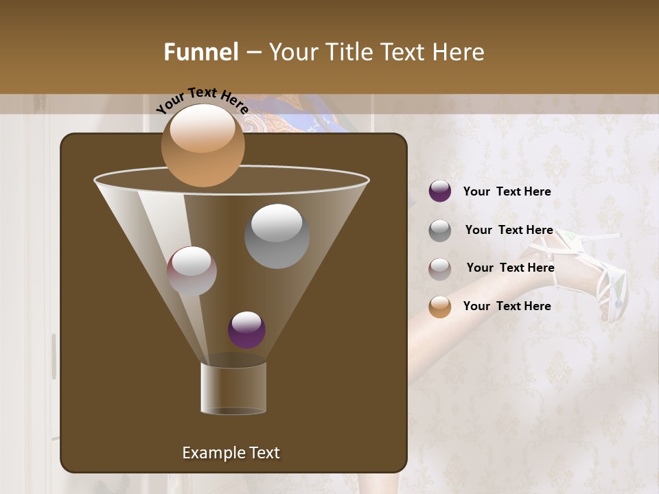 Cotton Cloth Look PowerPoint Template
