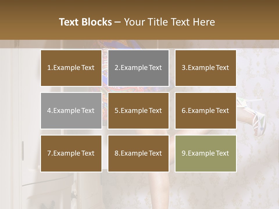 Cotton Cloth Look PowerPoint Template