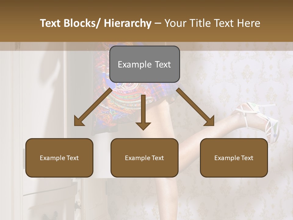 Cotton Cloth Look PowerPoint Template